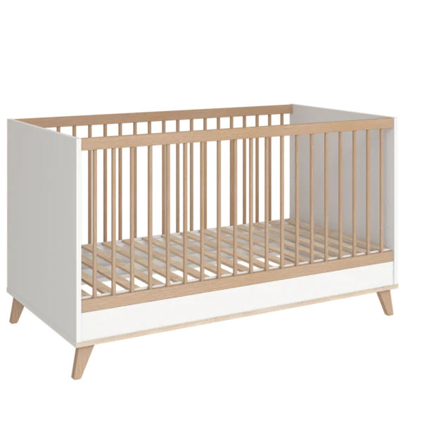 FLIP White & Oak átalakítható 140-es babaágy - Image 3