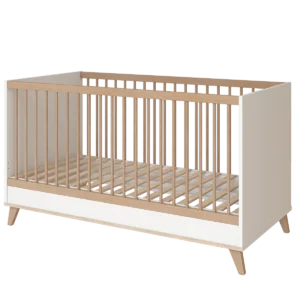FLIP White & Oak átalakítható 140-es babaágy
