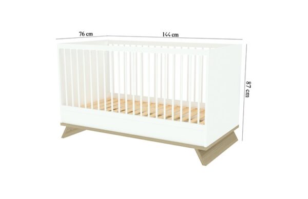 Infini White Átalakítható 140-es babaágy (próbaszerelt termék)(ELFOGYOTT) - Image 2